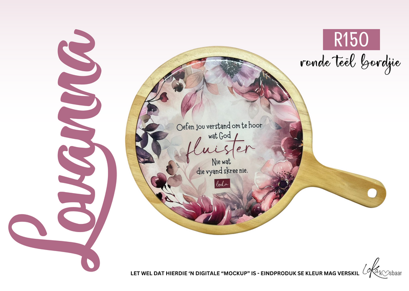 Lovanna Ronde hout teel snybord