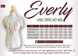 Everly Avril toppie - met moutjie