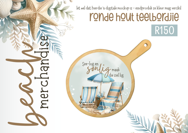 Beach Hout teel snybord