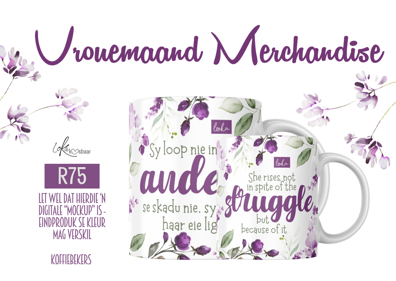 Kosbare vrou koffiebekers