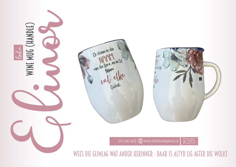 Elinor - wine mug met handle