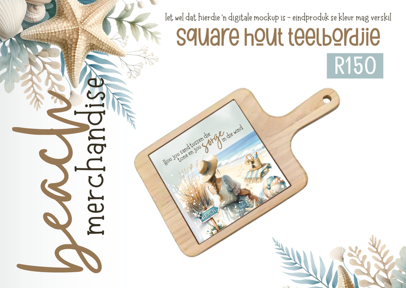 Beach Hout teel snybord