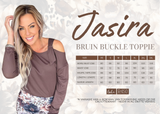 Plain buckle toppie