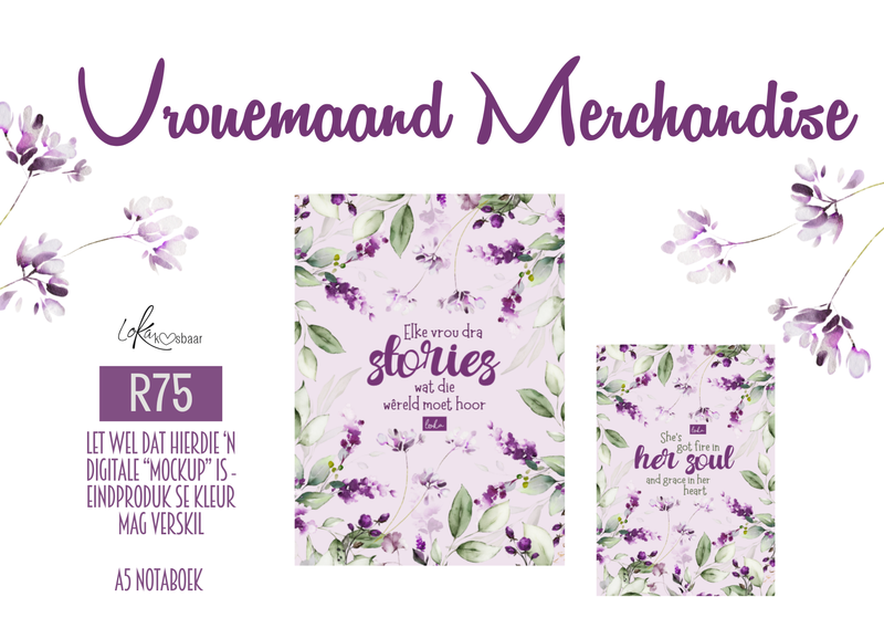 Kosbare vrou notaboekie