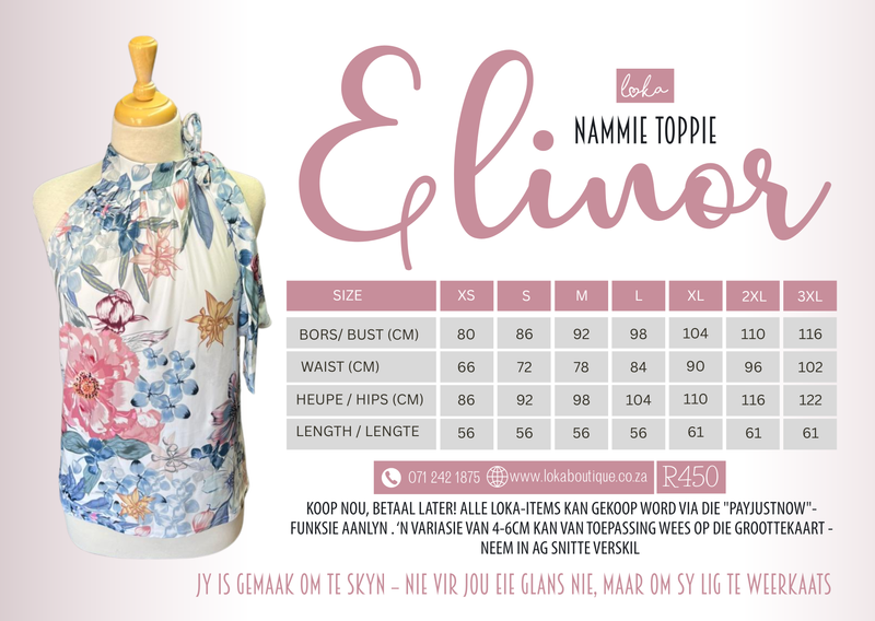 Elinor Nammie toppie