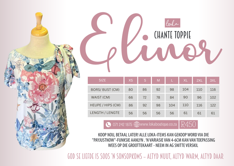 Elinor Chante toppie