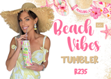 Beach vibes tumblers