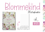 Blommekind spiral notaboekie - A5