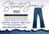 Staute Jeans Extra lengte Bootleg
