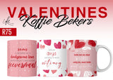 Valentines koffie bekers