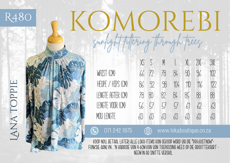 Komorebi Lana toppie