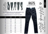 Stellie Jeans Swart Stukkende Stellie