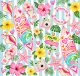 Beach vibes tumblers