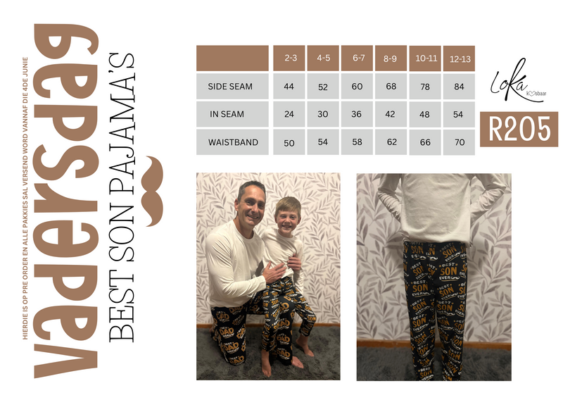 Vadersdag PJ's