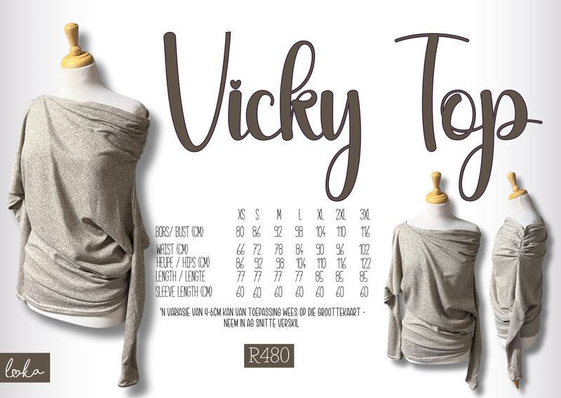 Vicky Top - breistof