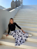 Plain swart toppie - langmou