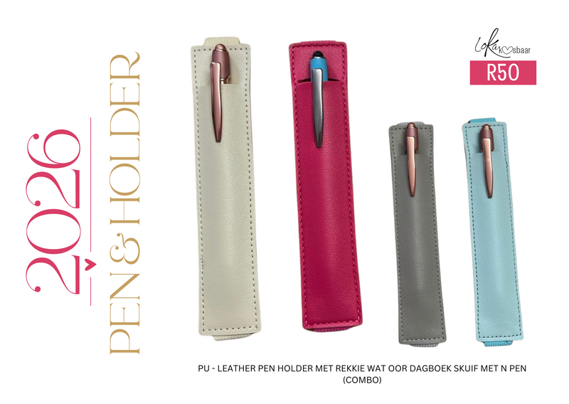 2026 Kosbaar pen + houertjie