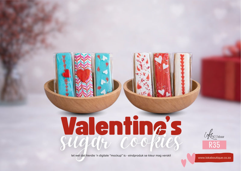 Valentines Sugar cookies