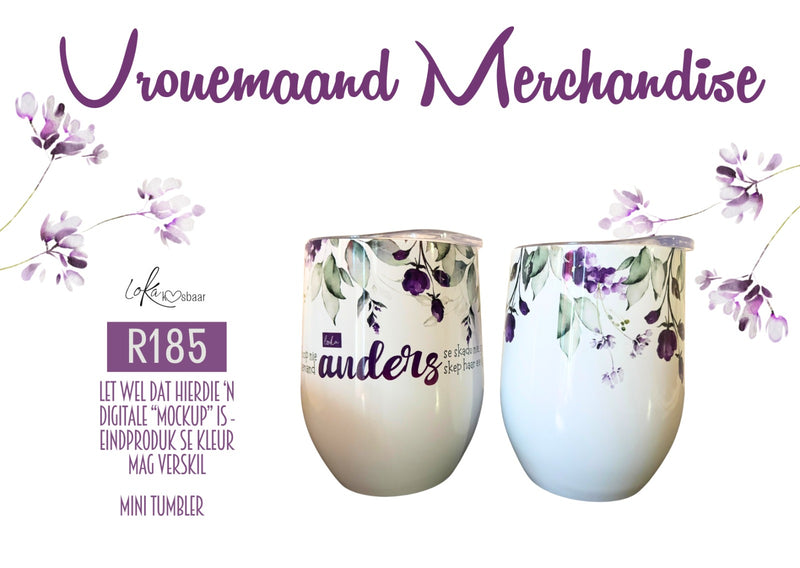 Kosbare vrou mini tumbler